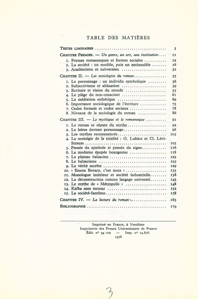 『roman et société』 2