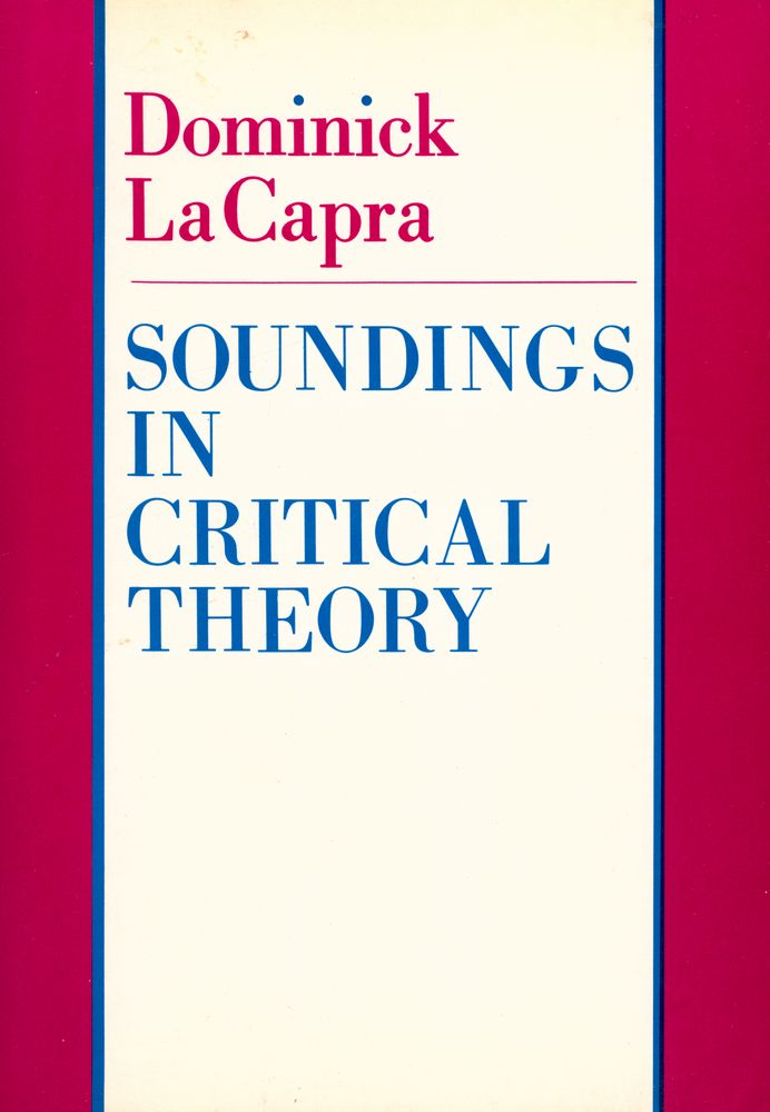 『SOUNDINGS IN CRITICAL THEORY』 1