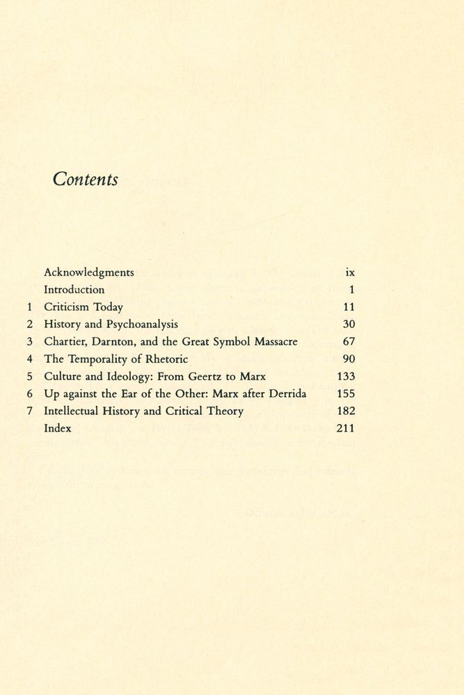 『SOUNDINGS IN CRITICAL THEORY』 2