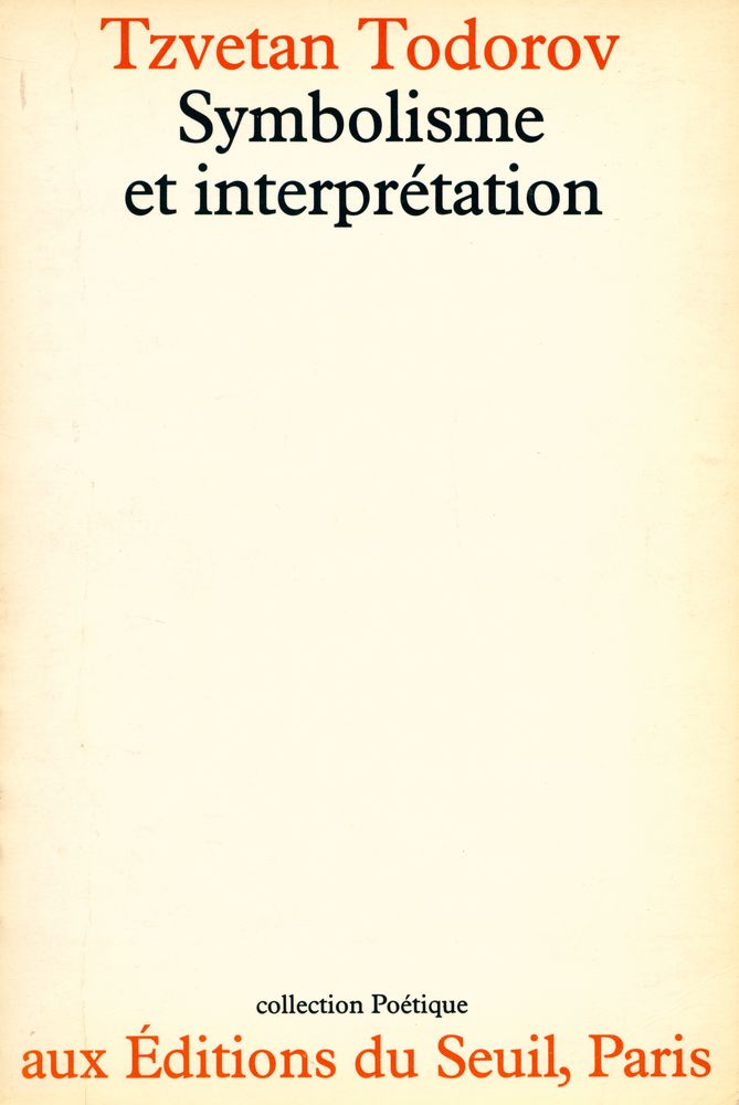『Symbolisme et interprétation』 1