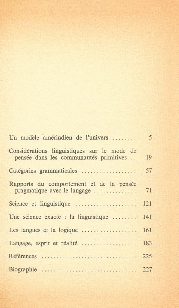 『LINGUISTIQUE ET ANTHROPOLOGIE』 2