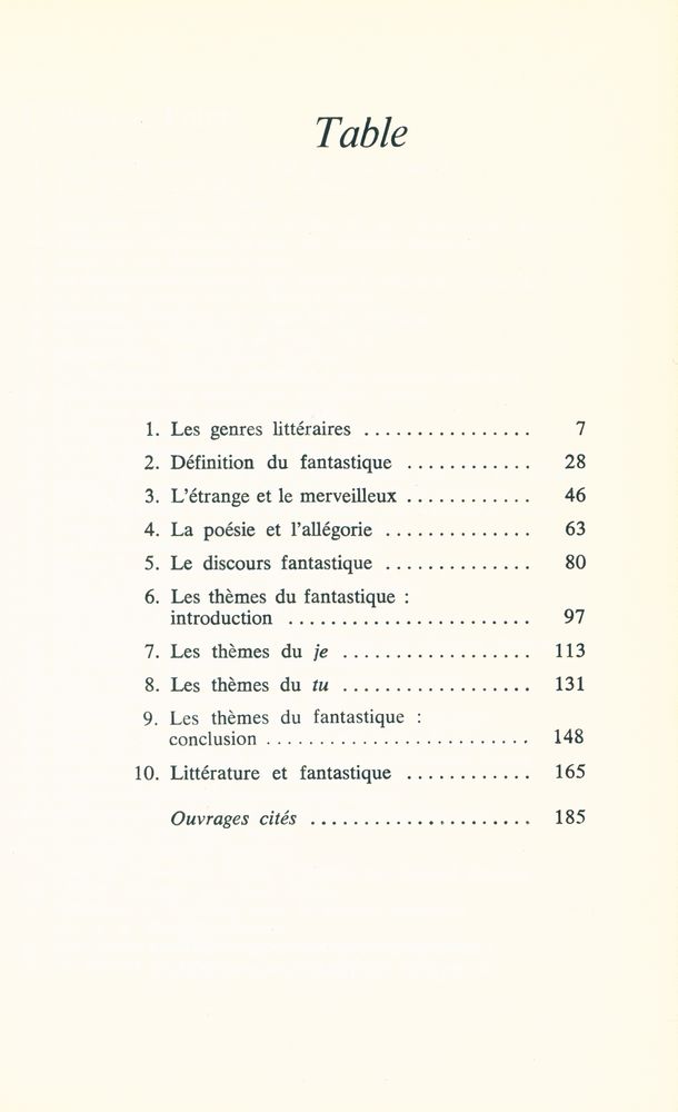 『Introduction à la littérature fantastique』 2
