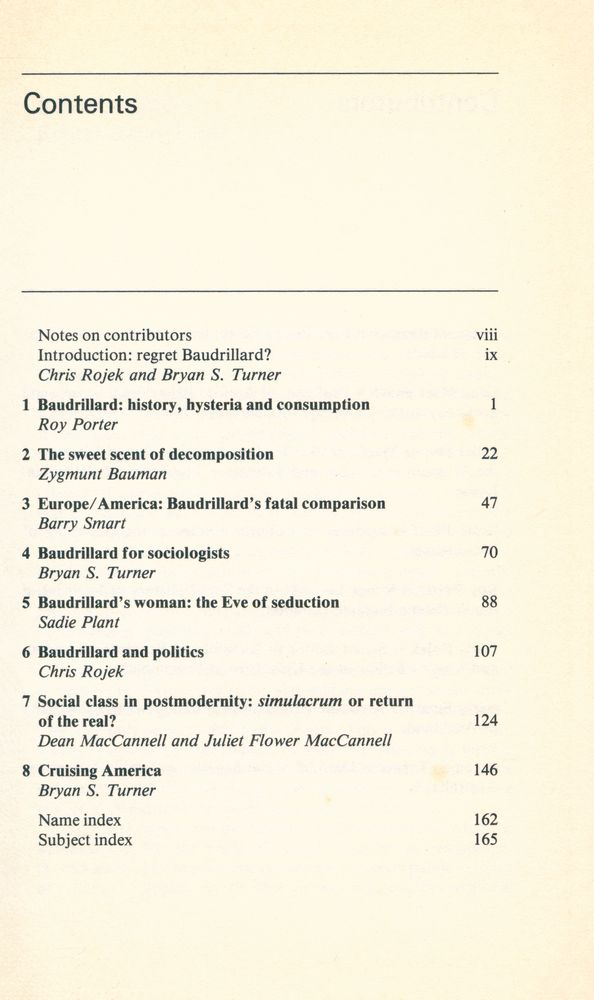 『Forget Baudrillard?』 2