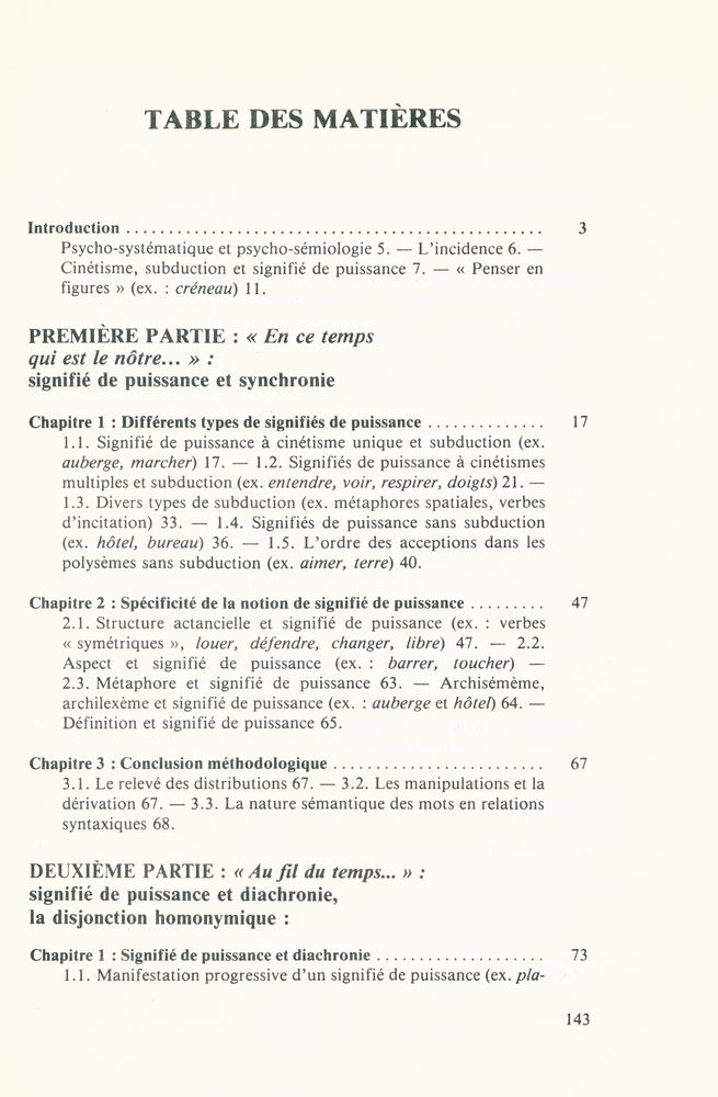 『STRUCTURES SÉMANTIQUES DU LEXIQUE FRANÇAIS』 2