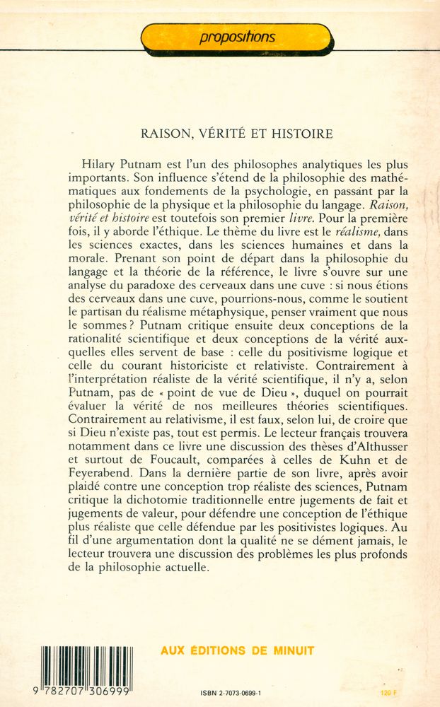 『RAISON, VÉRITÉ ET HISTOIRE』 4
