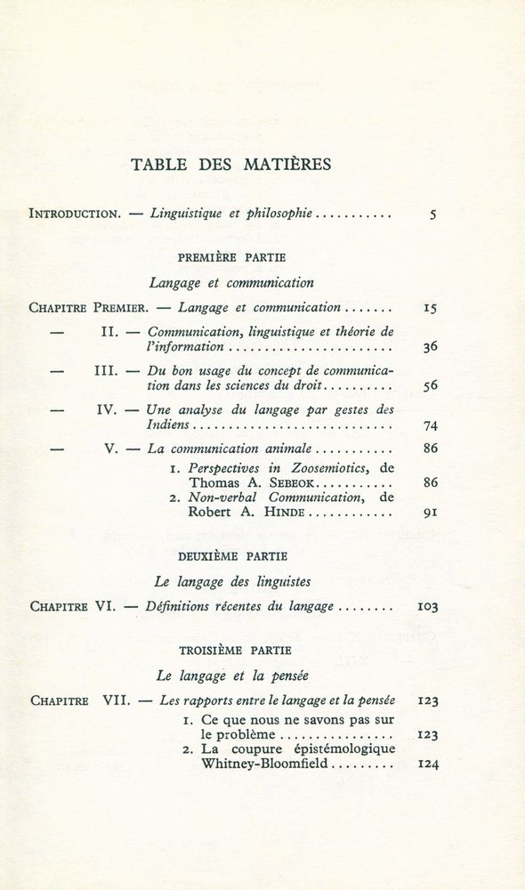 『Linguistique et philosophie』 2