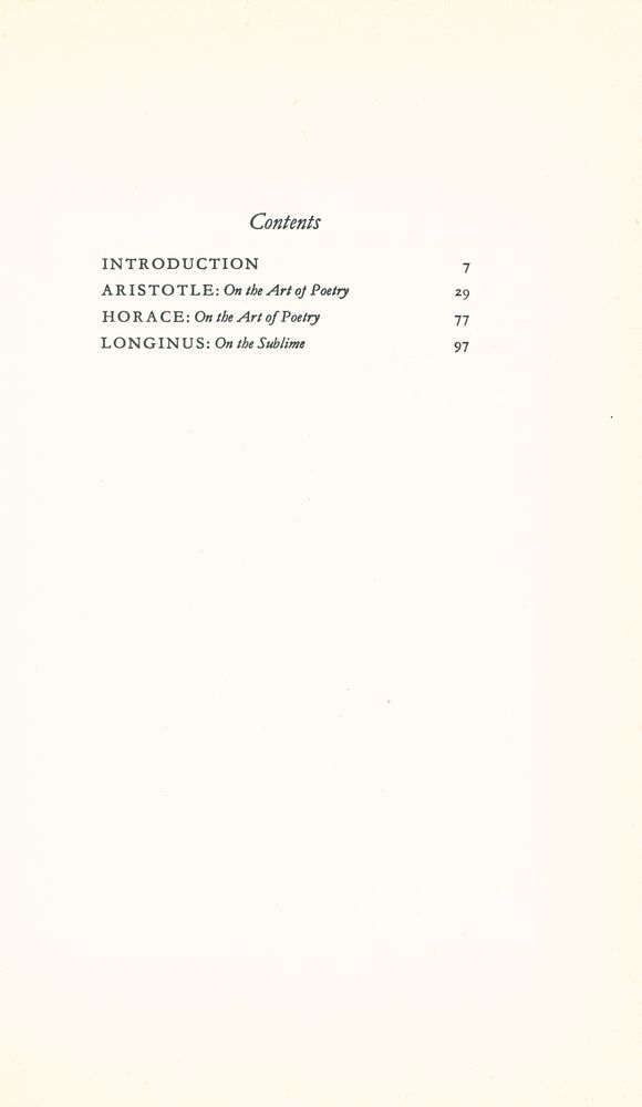 『CLASSICAL LITERARY CRITICISM』 2