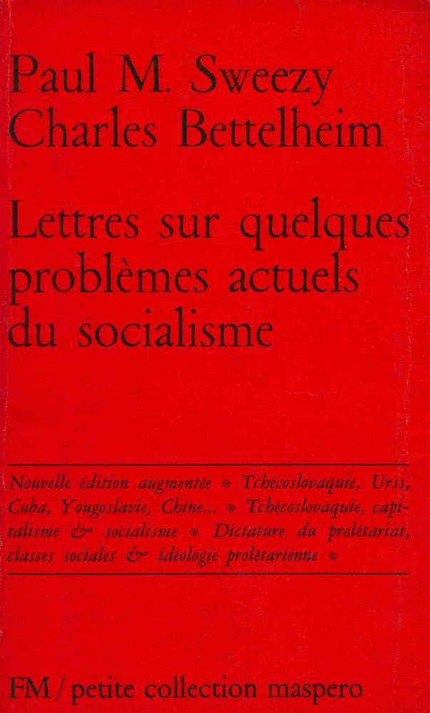 『Lettres sur quelques problèmes actuels du socialisme』 1