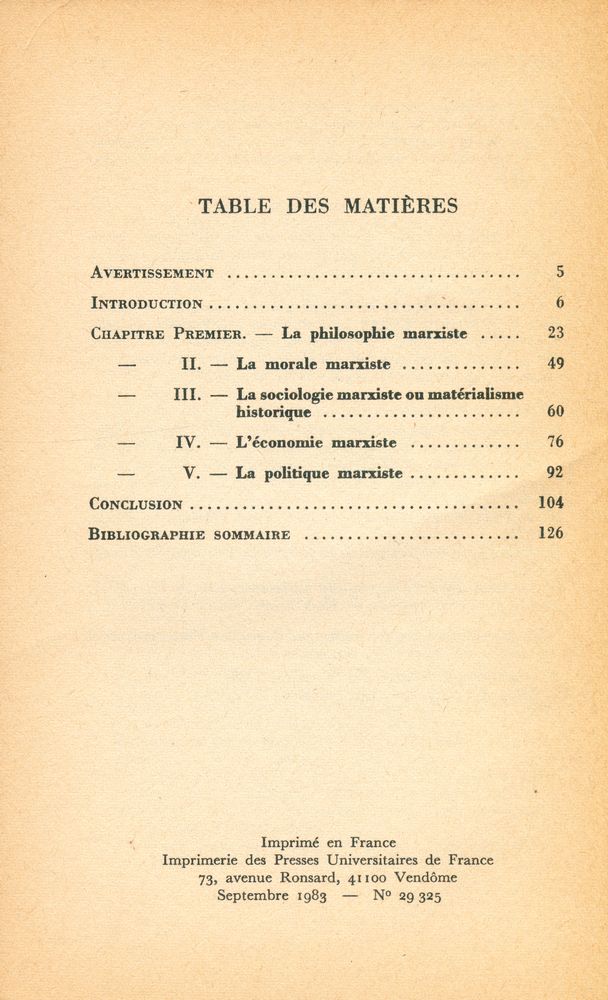 『Le marxisme』 2