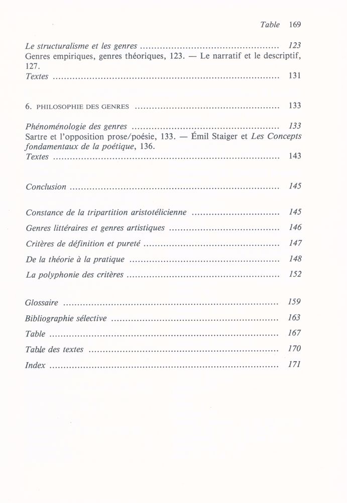 『Les genres littéraires』 4