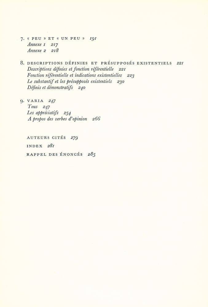 『Dire et ne pas dire : PRINCIPES DE SÉMANTIQUE LINGUISTIQUE』 3