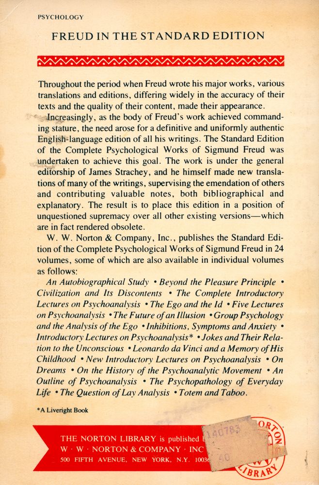 『Inhibitions, symptoms and anxiety』 3