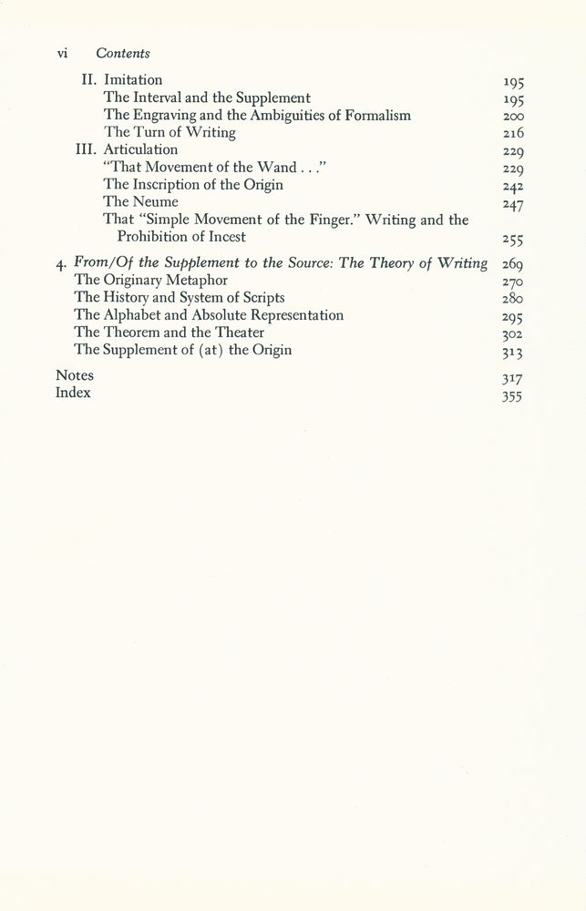 『Of grammatology』 3