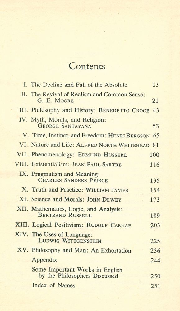 『THE AGE OF ANALYSIS : THE 20TH CENTURY PHILOSOPHERS』 2