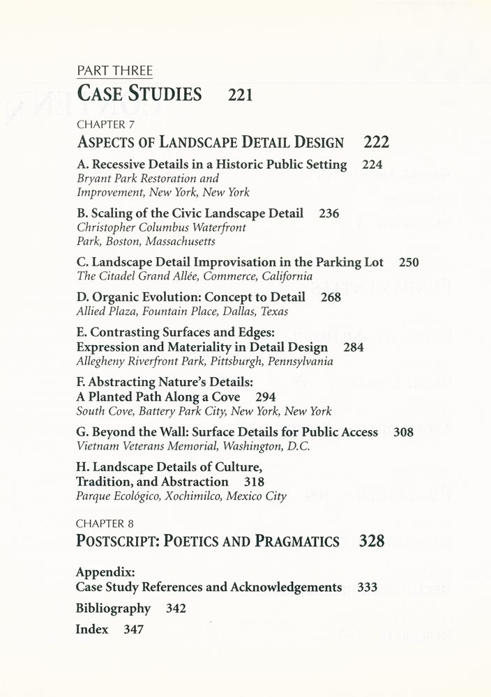 『The ART of LANDSCAPE DETAIL : Fundamental, Practices, and Case Studies』 3