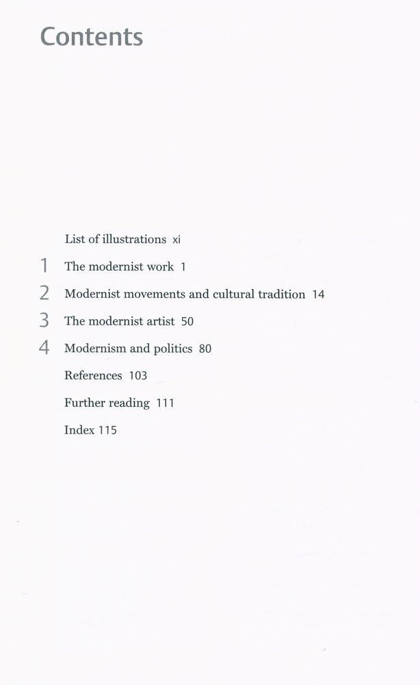 『MODERNISM : A Very Short Introduction』 2