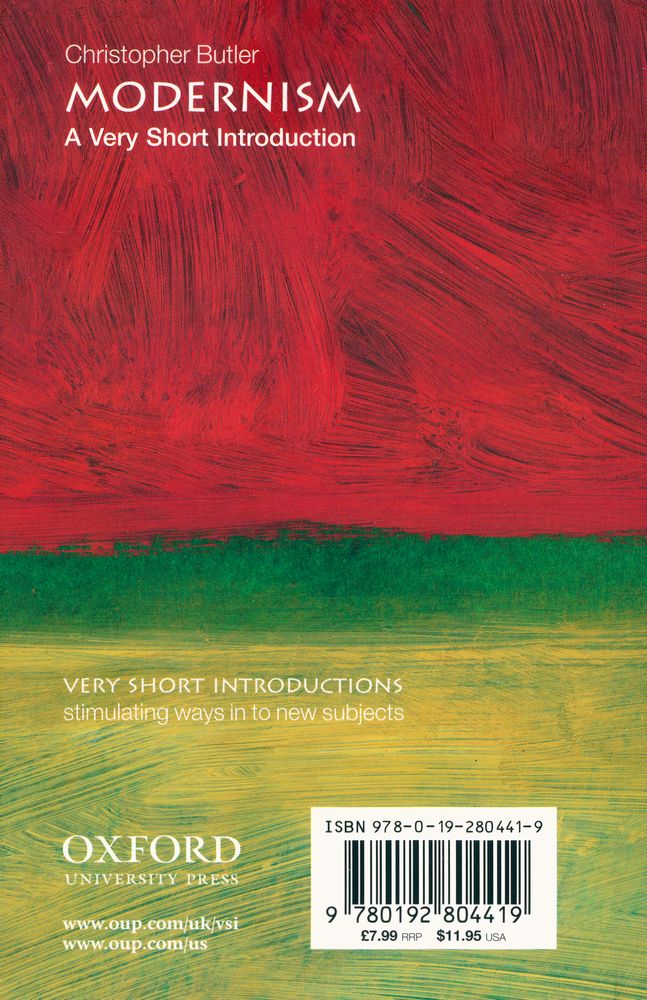 『MODERNISM : A Very Short Introduction』 3