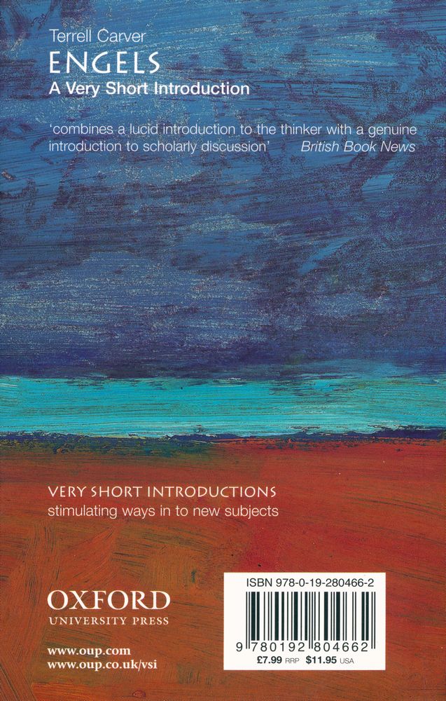 『ENGELS : A Very Short Introduction』 3