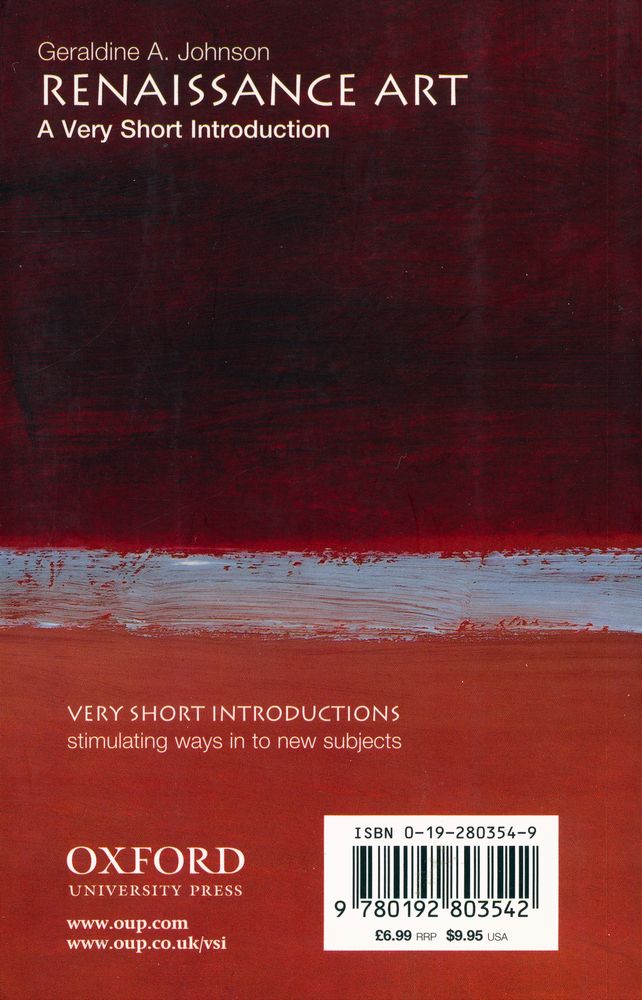 『RENAISSANCE ART : A Very Short Introduction』 3
