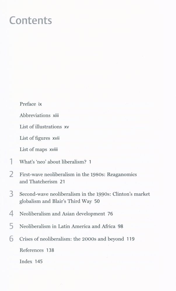 『NEOLIBERALISM : A Very Short Introduction』 2