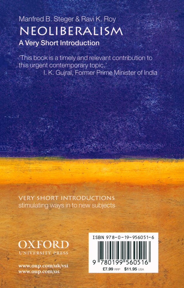 『NEOLIBERALISM : A Very Short Introduction』 3