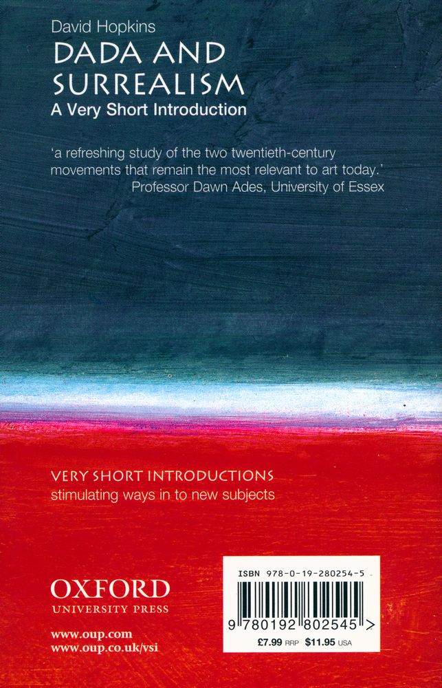 『DADA AND SURREALISM : A Very Short Introduction』 3