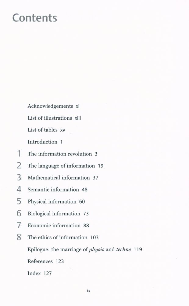 『INFORMATION : A Very Short Introduction』 2