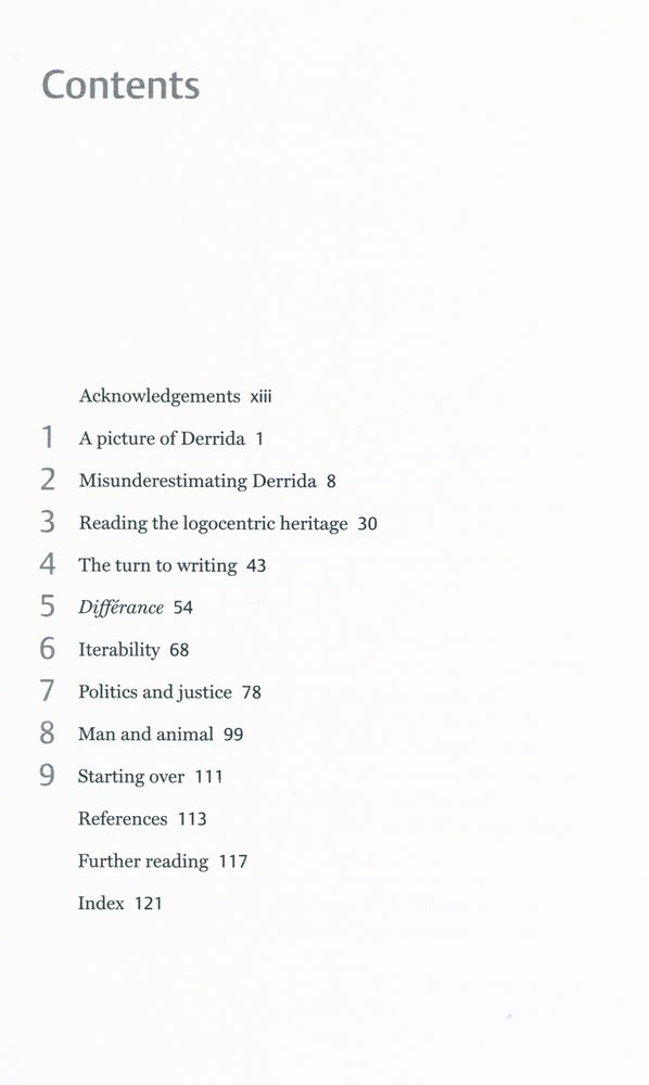 『DERRIDA : A Very Short Introduction』 2