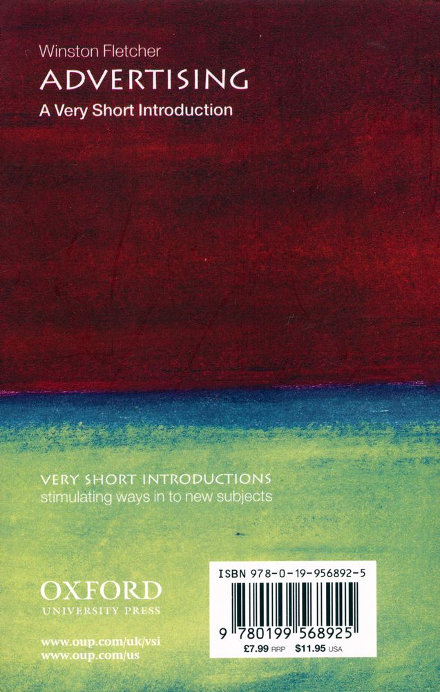 『ADVERTISING : A Very Short Introduction』 3