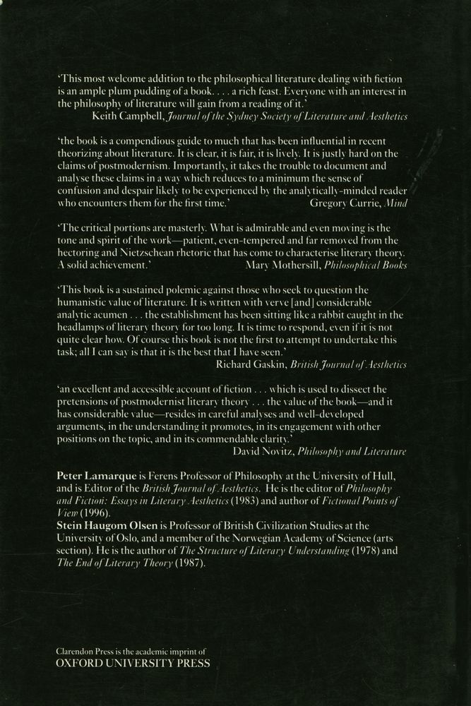 『Truth, fiction, and literature : a philosophical perspective』 3