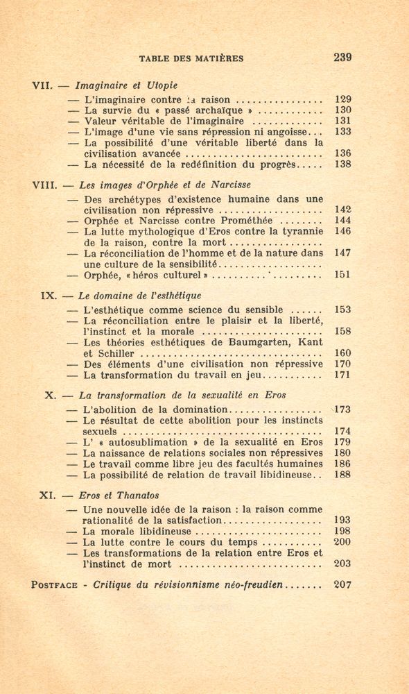『EROS ET CIVILISATION : CONTRIBUTION A FREUD』 4
