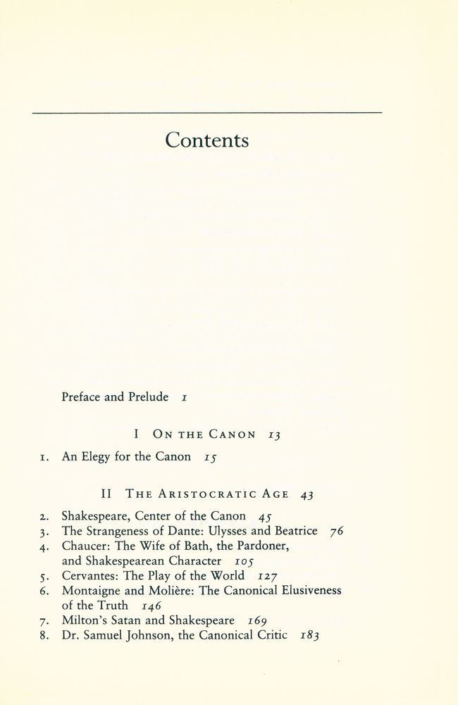 『The western canon : the books and school of the ages』 2