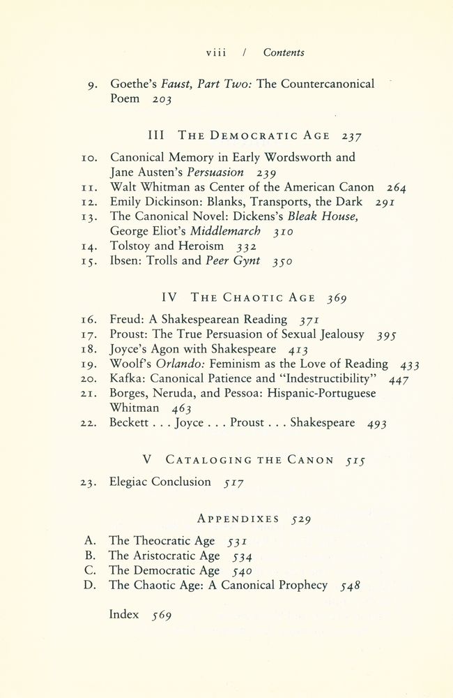 『The western canon : the books and school of the ages』 3