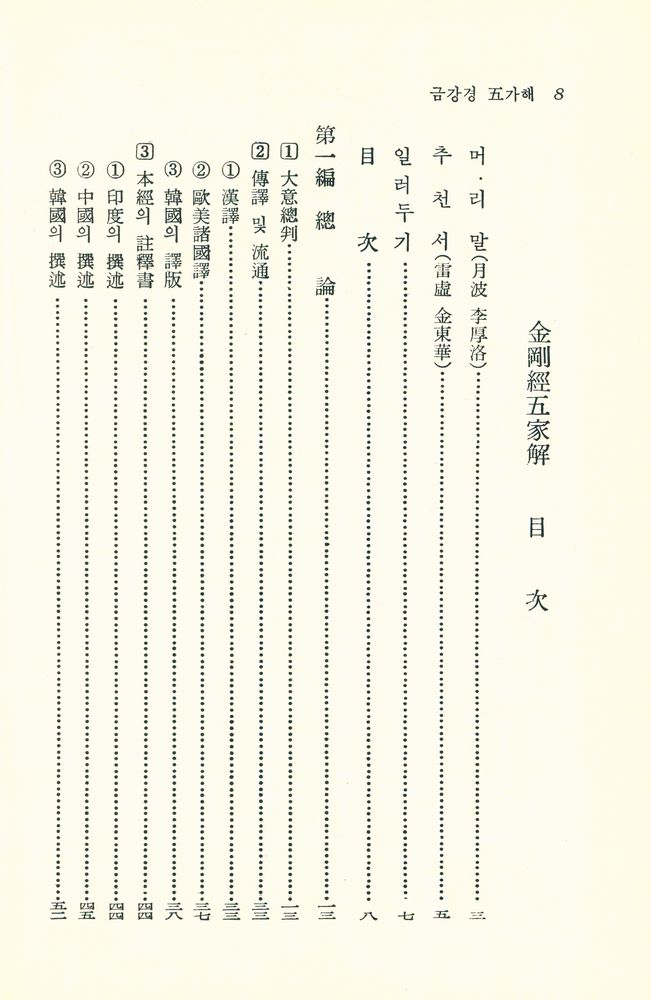 『金剛經五家解(금강경오가해)』 2