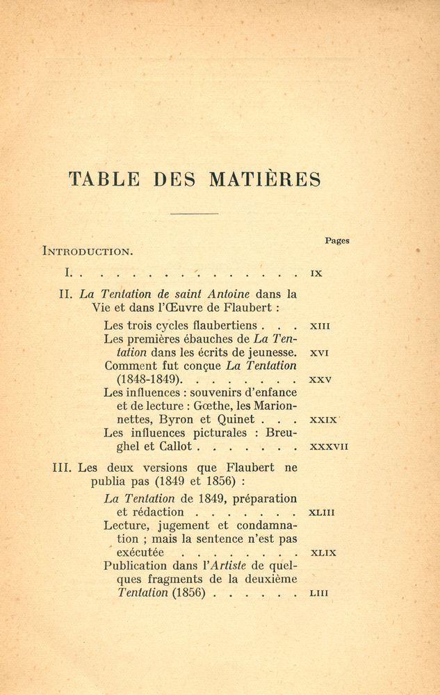 『ŒUVRES COMPLÈTES DE FLAUBERT : LA TENTATION DE SAINT ANTOINE』 2