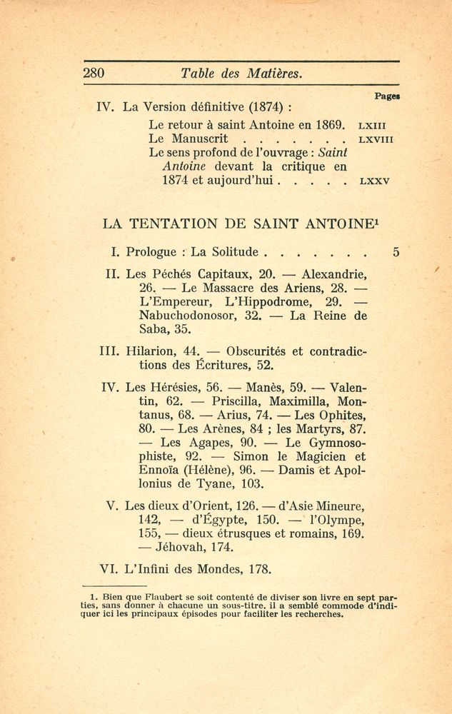 『ŒUVRES COMPLÈTES DE FLAUBERT : LA TENTATION DE SAINT ANTOINE』 3