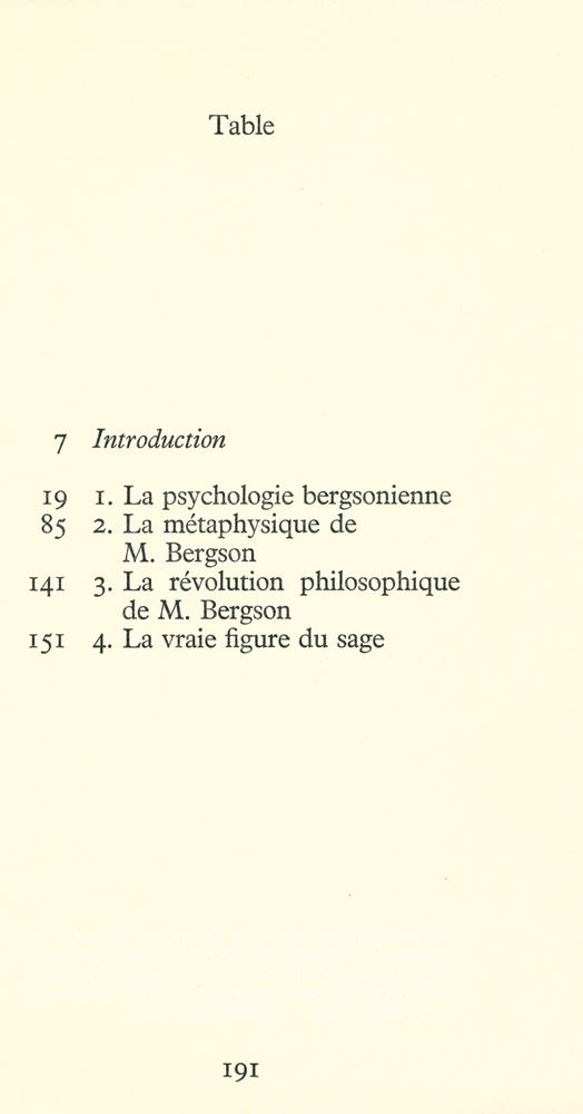 『LA FIN D'UNE PARADE PHILOSOPHIQUE : LE BERGSONISME』 2