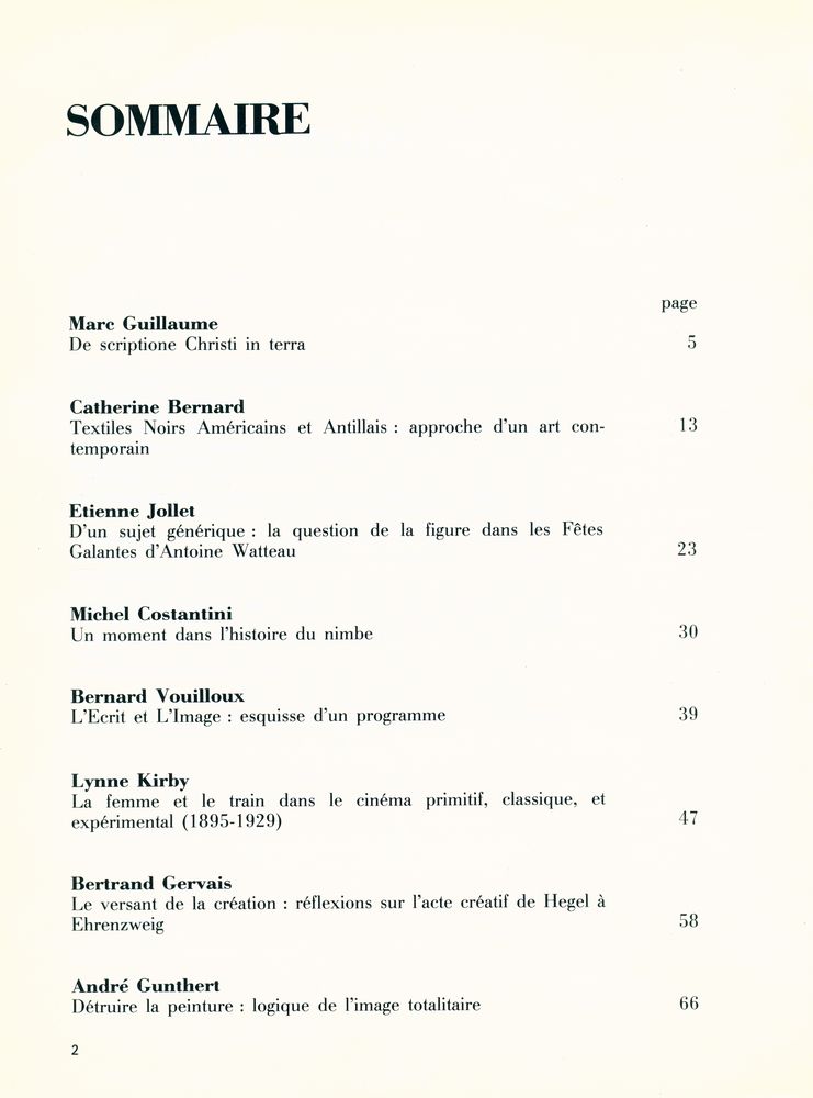 『L'écrit - voir : Revue d'histoire des arts』 7 2