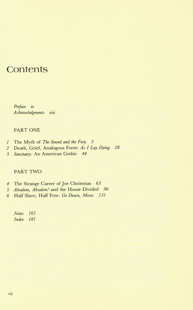 『Faulkner : the house divided』 2
