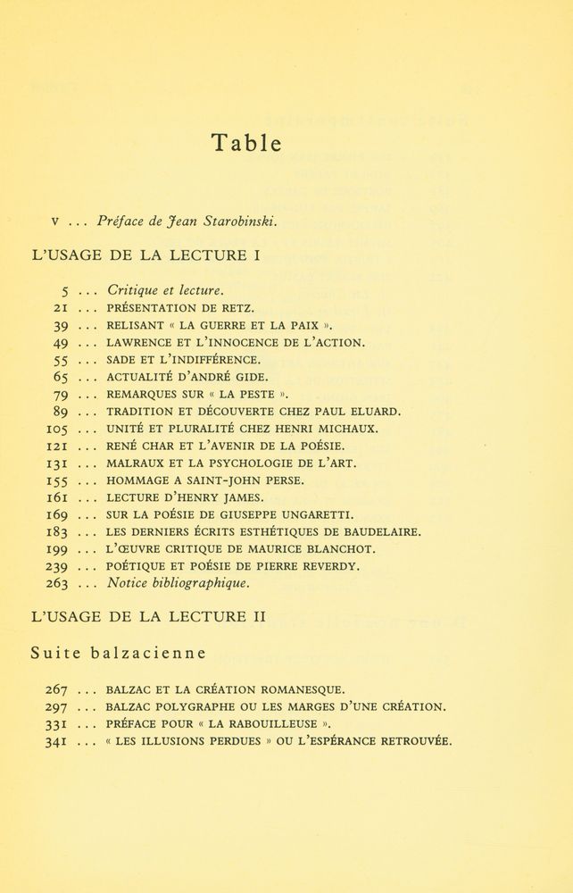 『L'usage de la lecture』 2