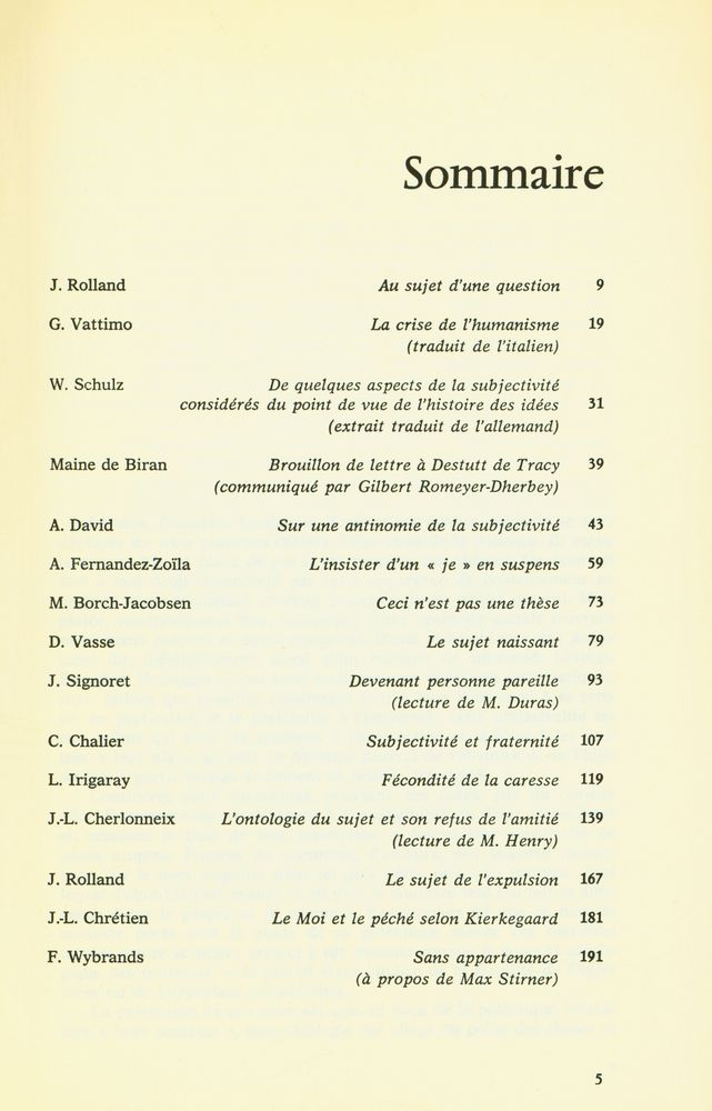 『Exercices de la patience』 n° 5, print. 1983 2