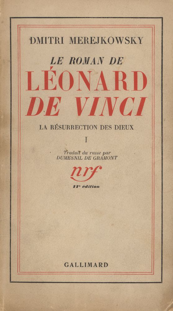 『LE ROMAN DE LÉONARD DE VINCI : LA RÉSURRECTION DES DIEUX Ⅰ』 1