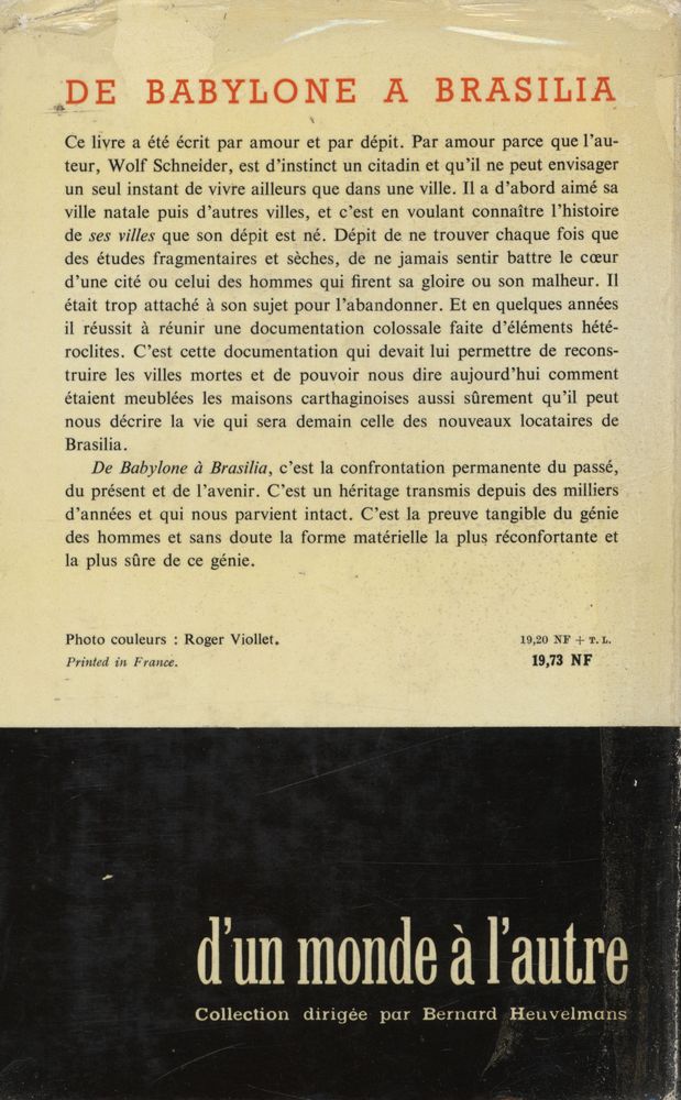 『de Babylone à Brasilia : Des villes et des hommes』 4