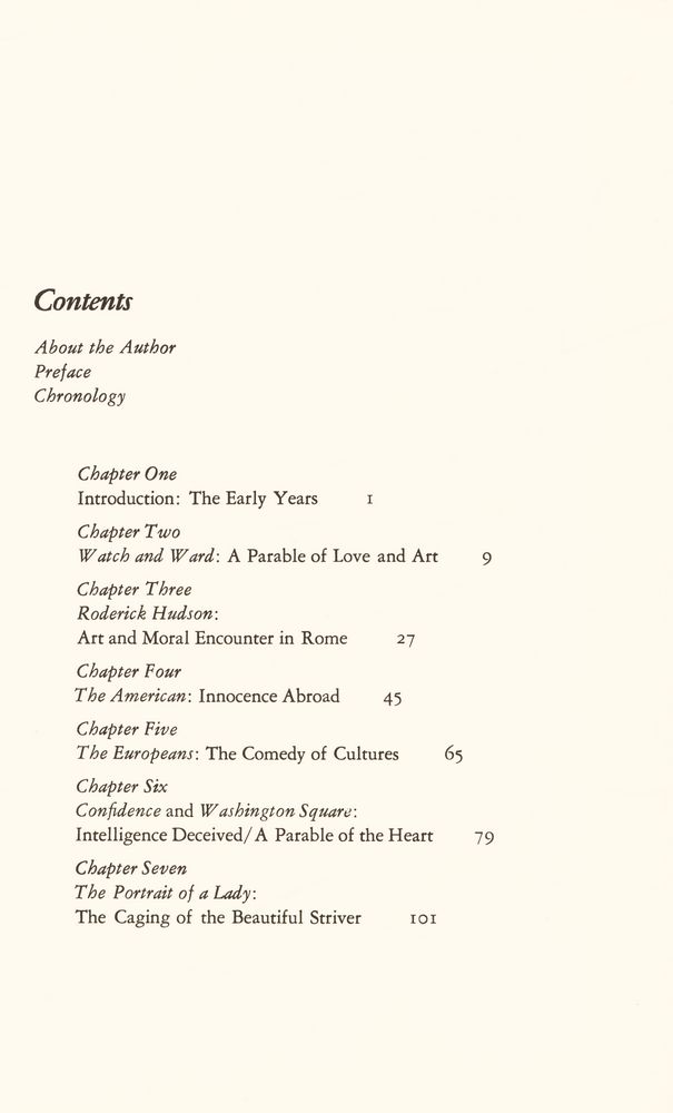 『Henry James, the early novels』 2