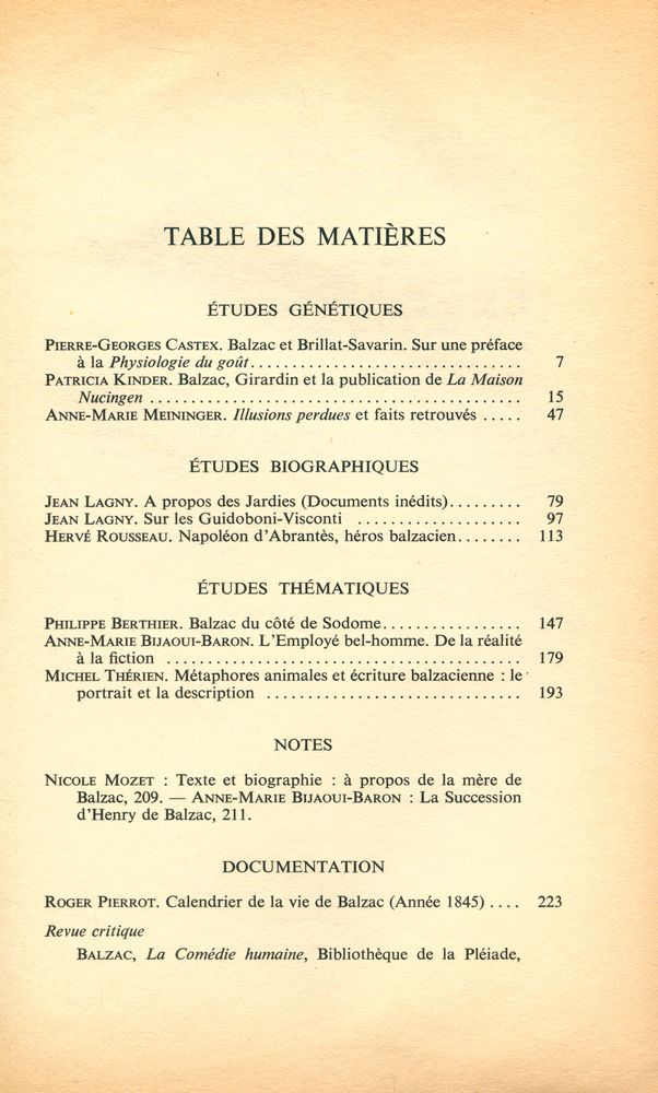 『L'Année balzacienne, 1979』 2