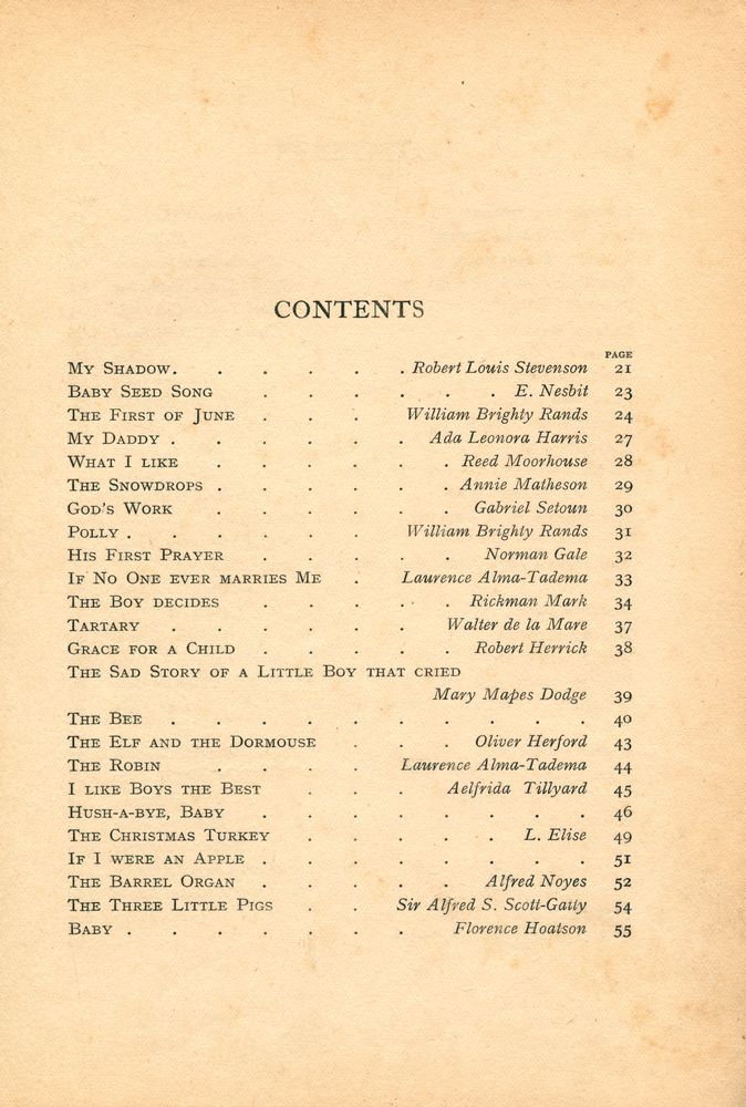 『VERSES FOR CHILDREN』 2