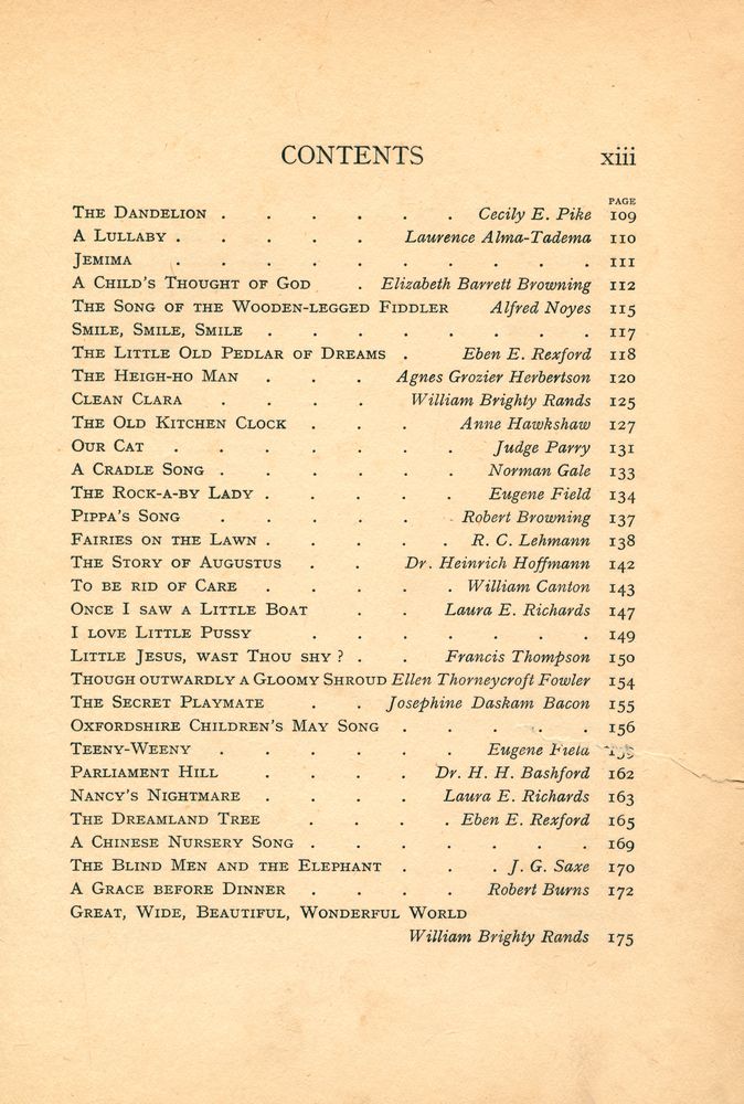 『VERSES FOR CHILDREN』 4