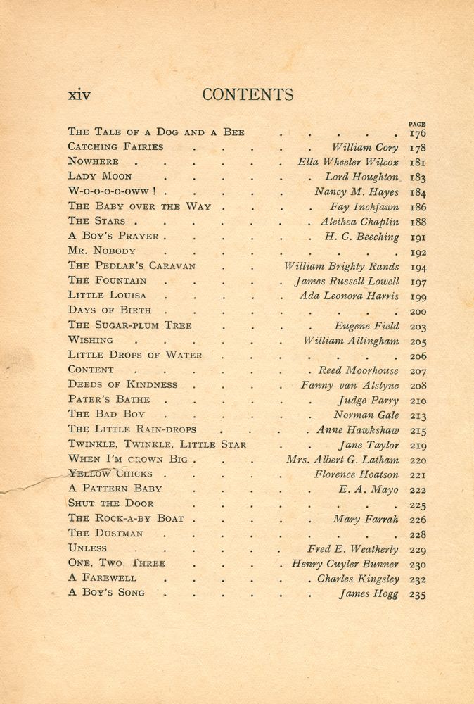 『VERSES FOR CHILDREN』 5