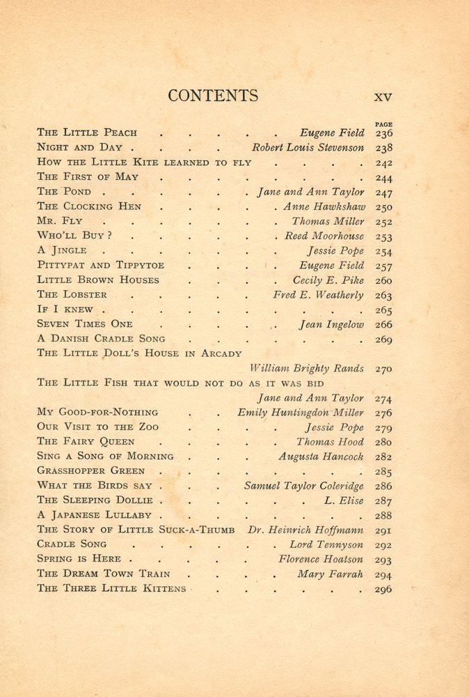 『VERSES FOR CHILDREN』 6