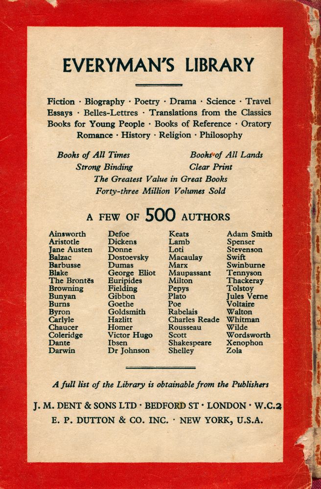 『EVERYMAN'S LIBRARY NO. 243 : WUTHERING HEIGHTS』 3